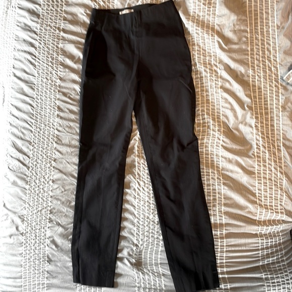 Everlane - The Side-Zip Stretch Cotton Work Pants - Black - Womens 00 XS - Picture 7 of 7